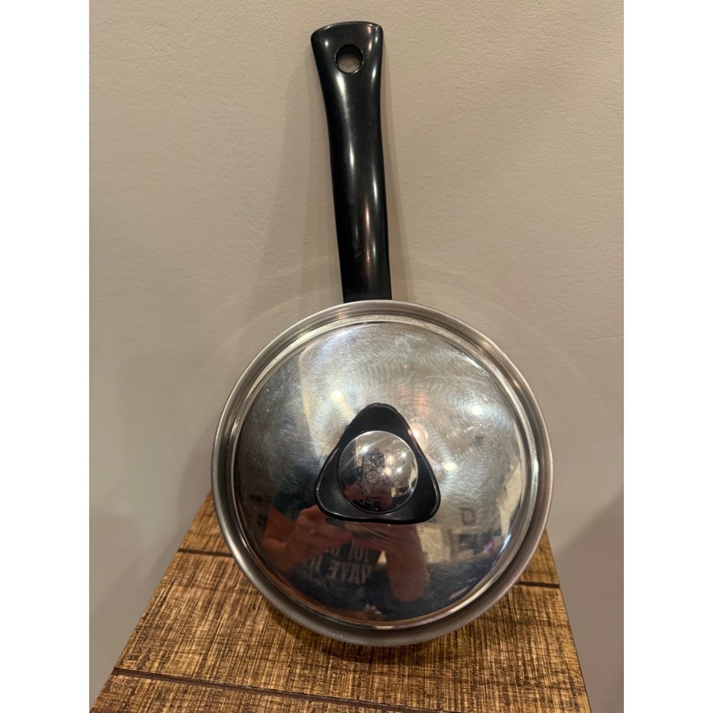 Vintage Maxam 1-1/2 Quart Sauce Pan Pot Stainless 18-8 3-ply Heavy Duty